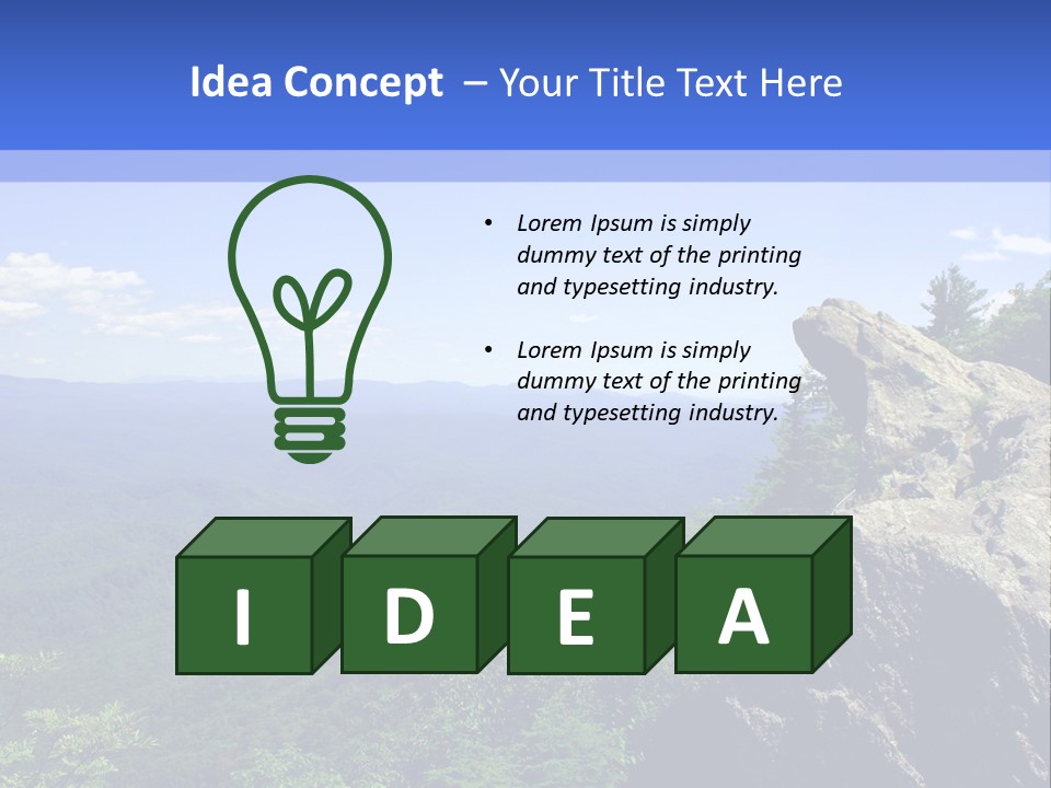 Blowing Rock PowerPoint Template