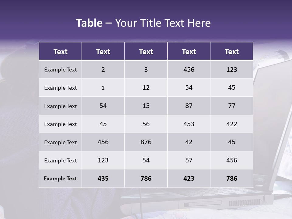 Two Small Girls, One With Laptop And Headphones Pointing At The Screen And The Other Watching It PowerPoint Template