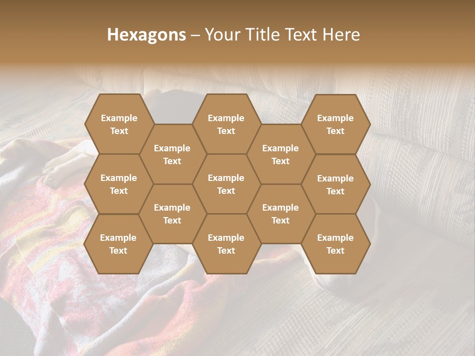 This Naughty Beagle Snuck Onto The Couch And Is Taking A Nap. PowerPoint Template