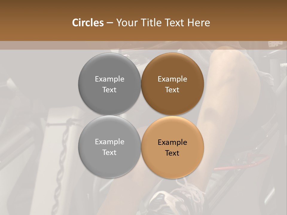 Tired From Biking. PowerPoint Template