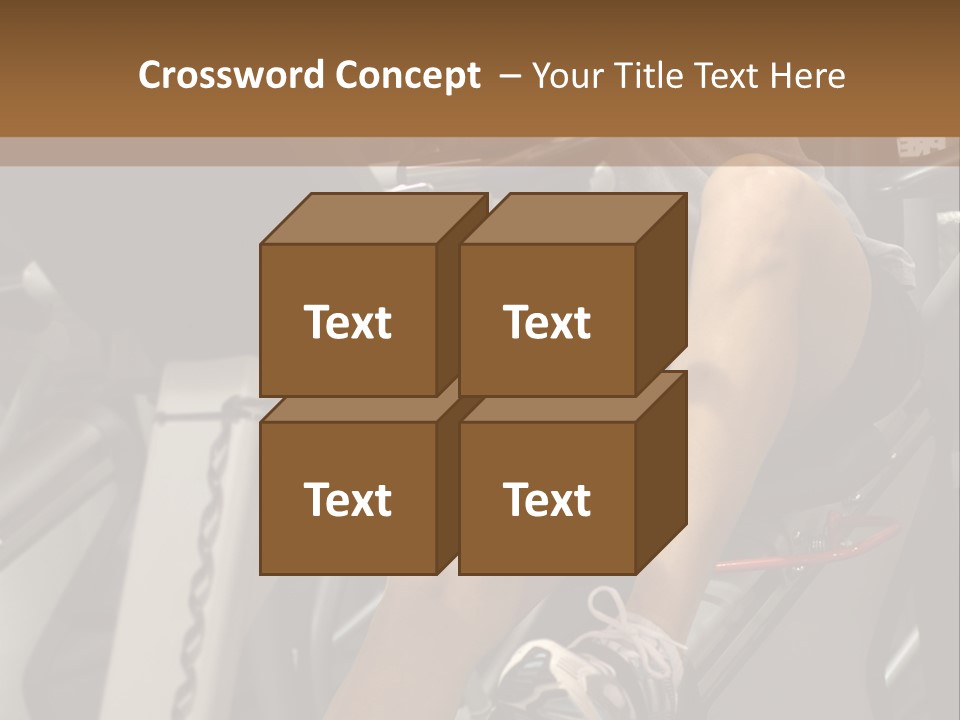 Tired From Biking. PowerPoint Template