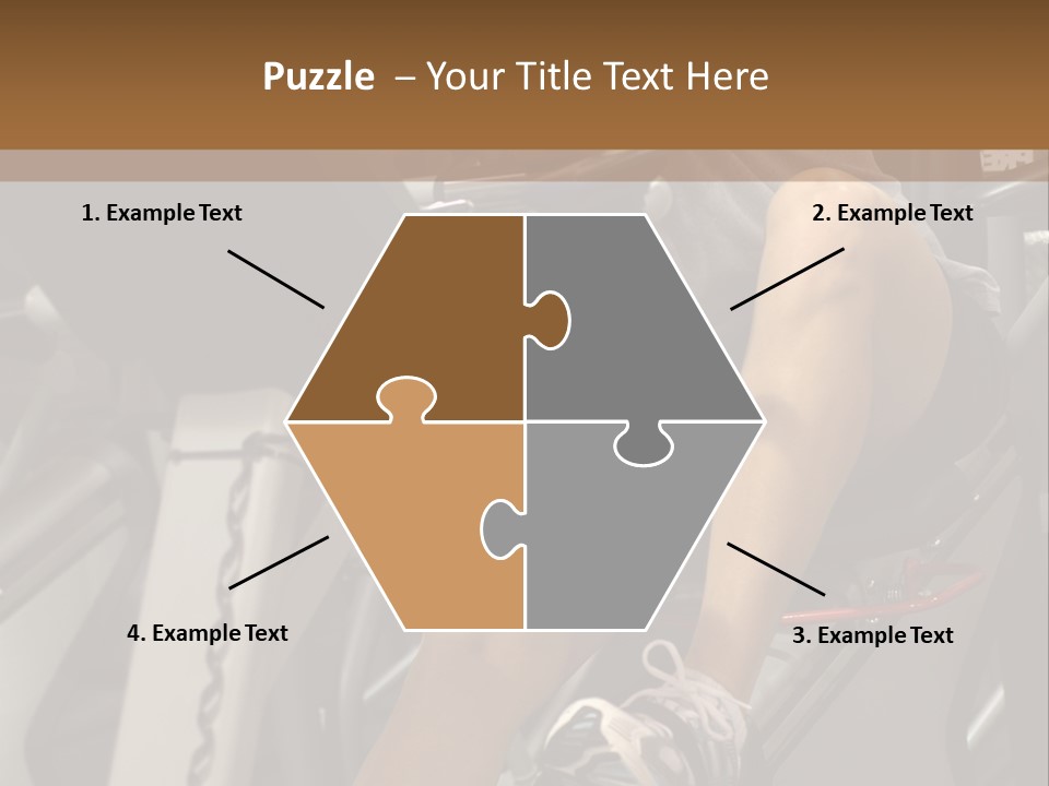 Tired From Biking. PowerPoint Template