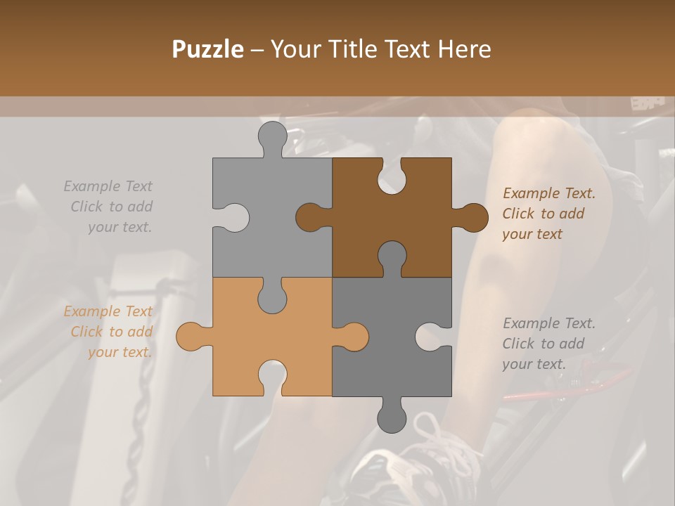 Tired From Biking. PowerPoint Template