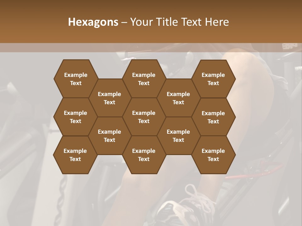 Tired From Biking. PowerPoint Template