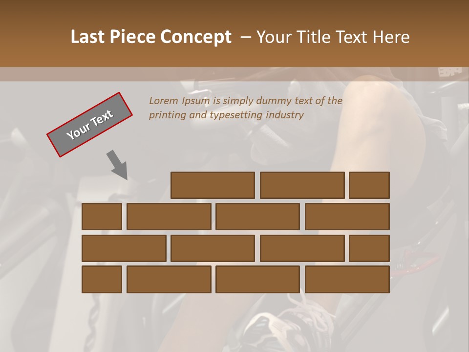 Tired From Biking. PowerPoint Template