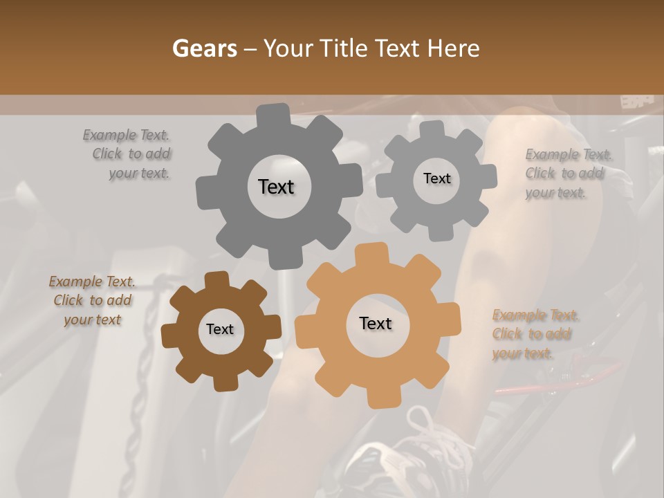 Tired From Biking. PowerPoint Template