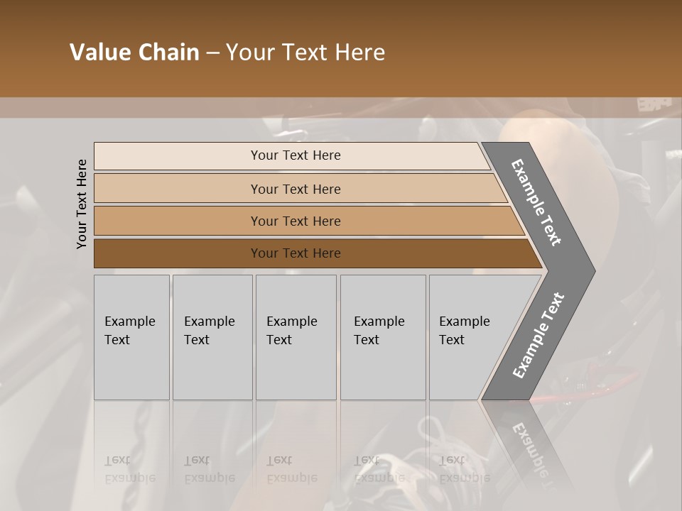 Tired From Biking. PowerPoint Template