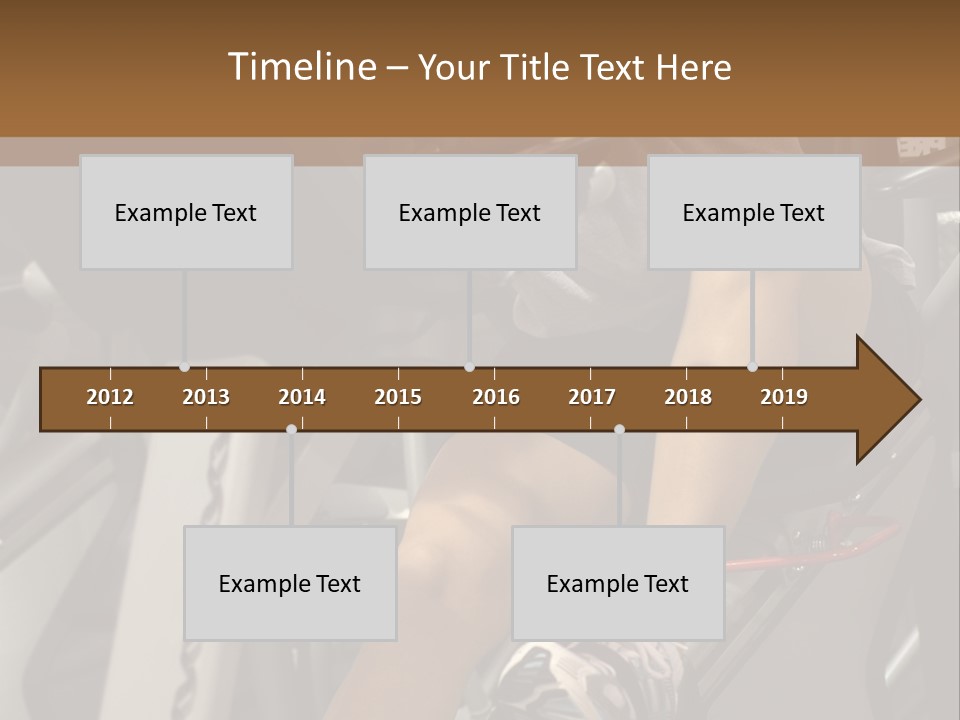 Tired From Biking. PowerPoint Template