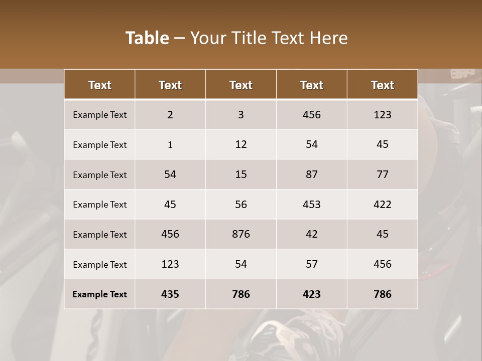 Tired From Biking. PowerPoint Template