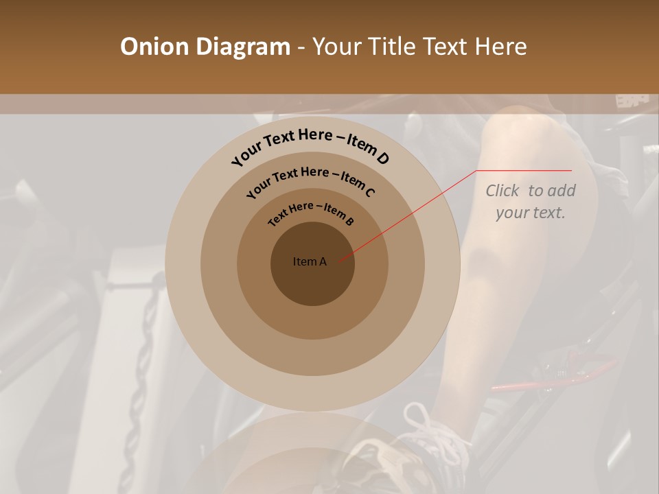 Tired From Biking. PowerPoint Template