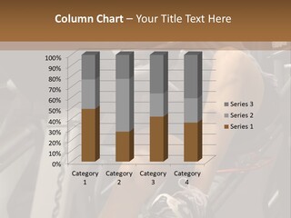 Tired From Biking. PowerPoint Template