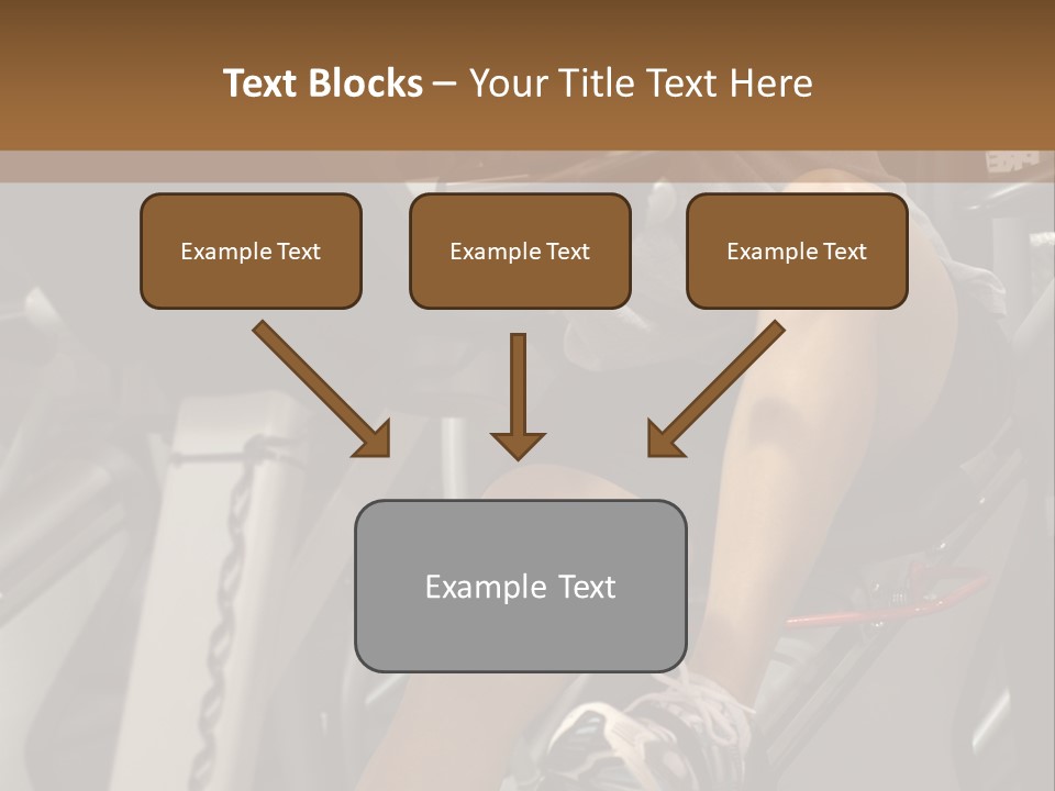 Tired From Biking. PowerPoint Template