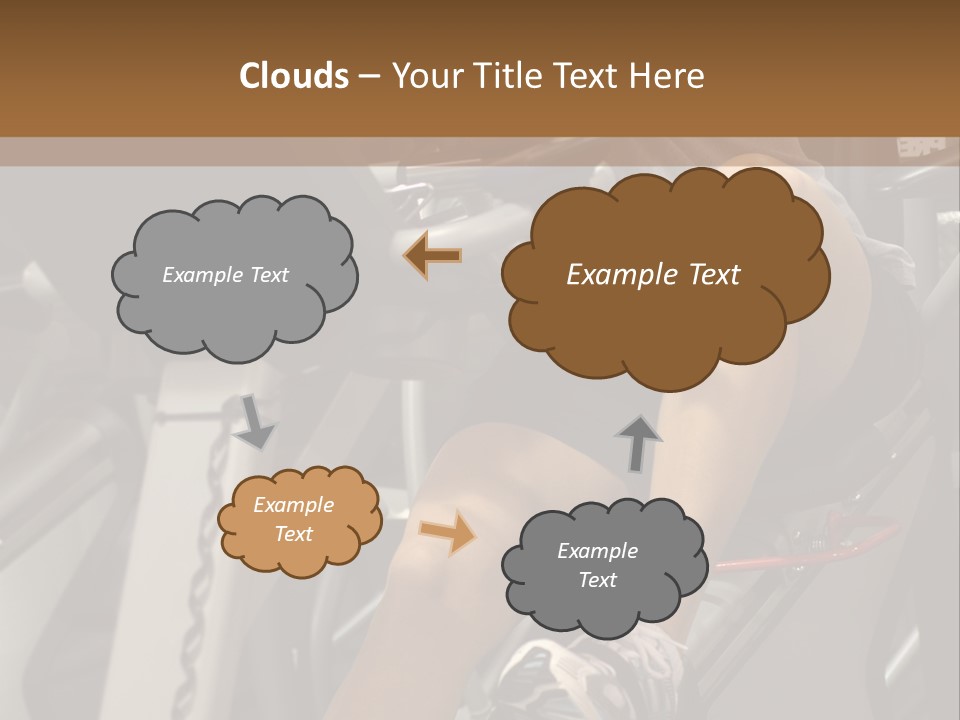 Tired From Biking. PowerPoint Template