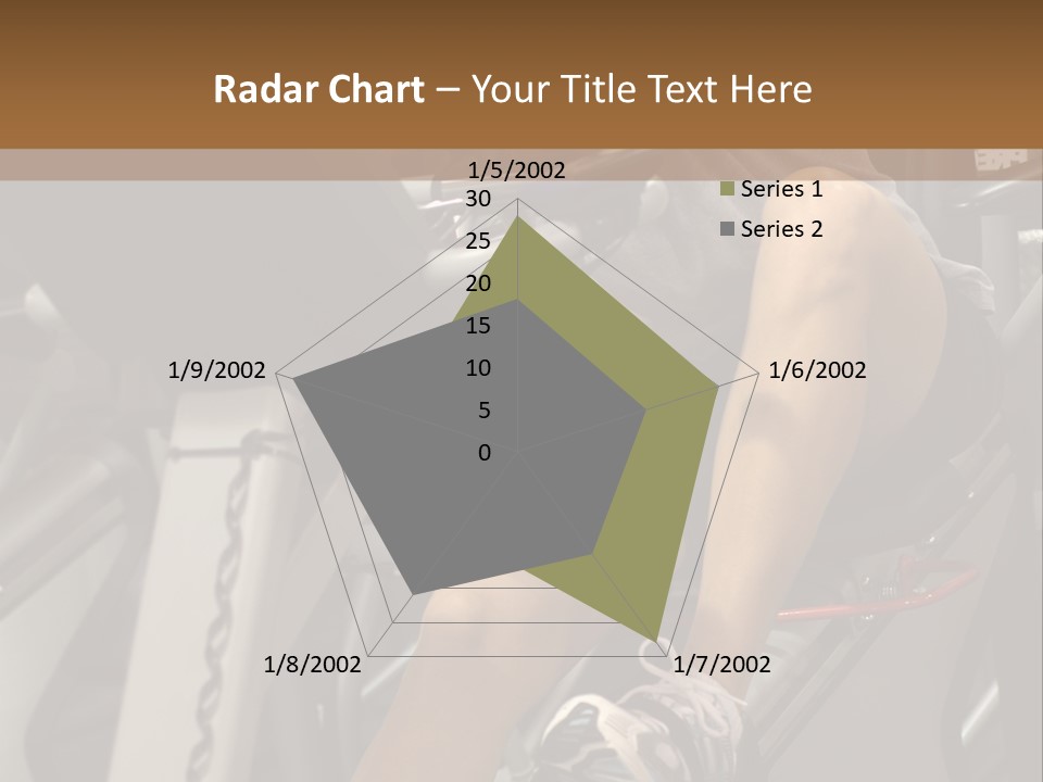 Tired From Biking. PowerPoint Template