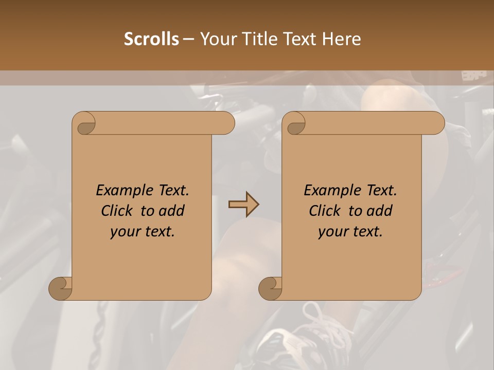 Tired From Biking. PowerPoint Template