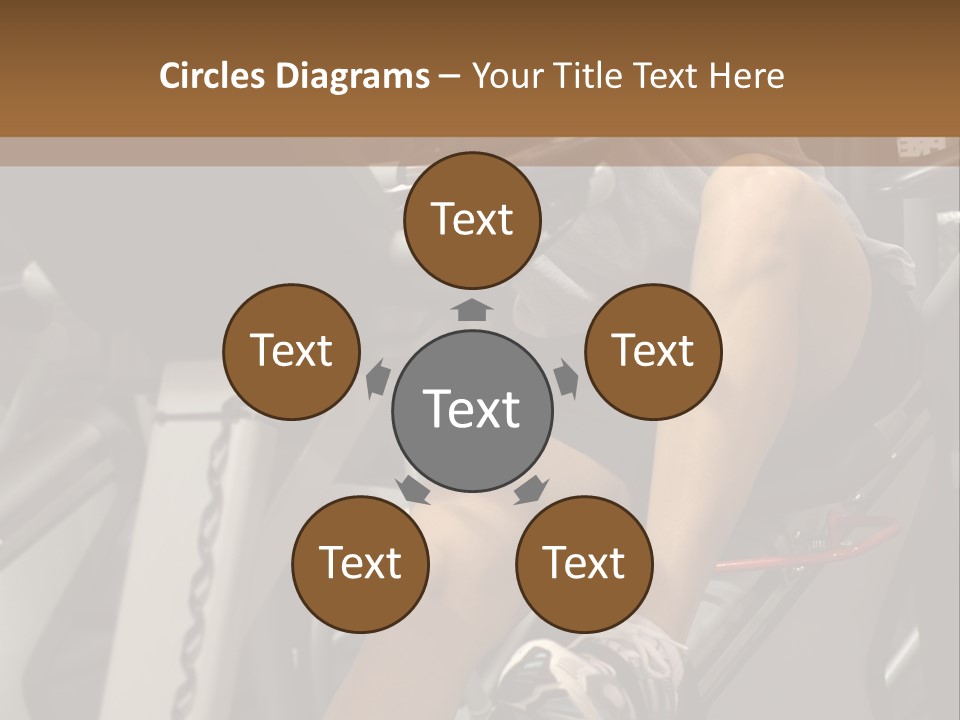 Tired From Biking. PowerPoint Template