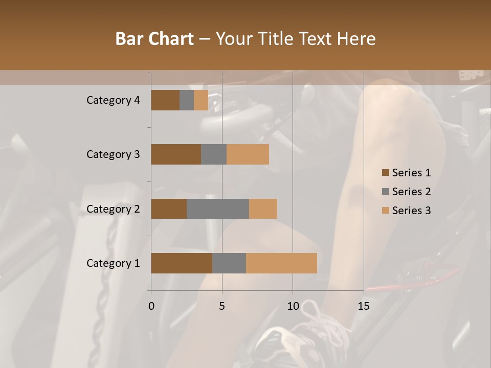 Tired From Biking. PowerPoint Template
