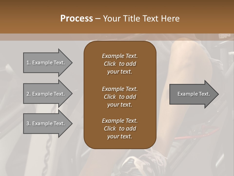 Tired From Biking. PowerPoint Template