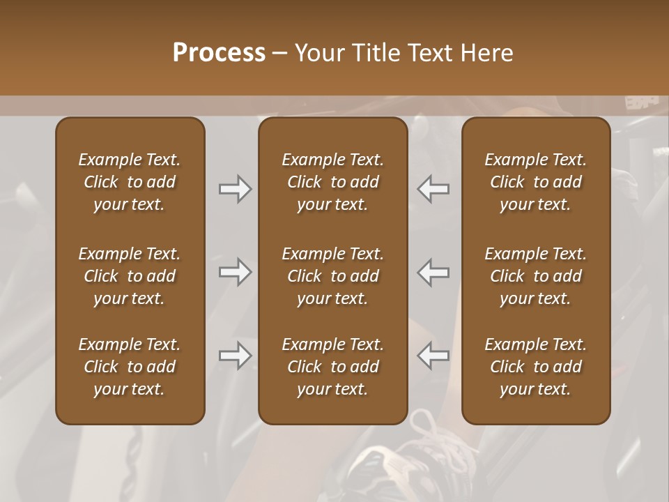 Tired From Biking. PowerPoint Template