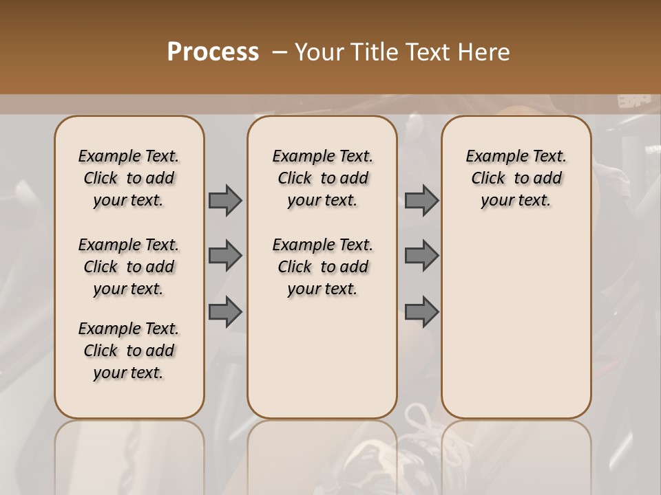 Tired From Biking. PowerPoint Template