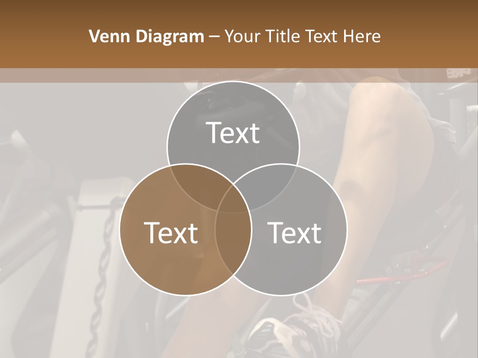 Tired From Biking. PowerPoint Template