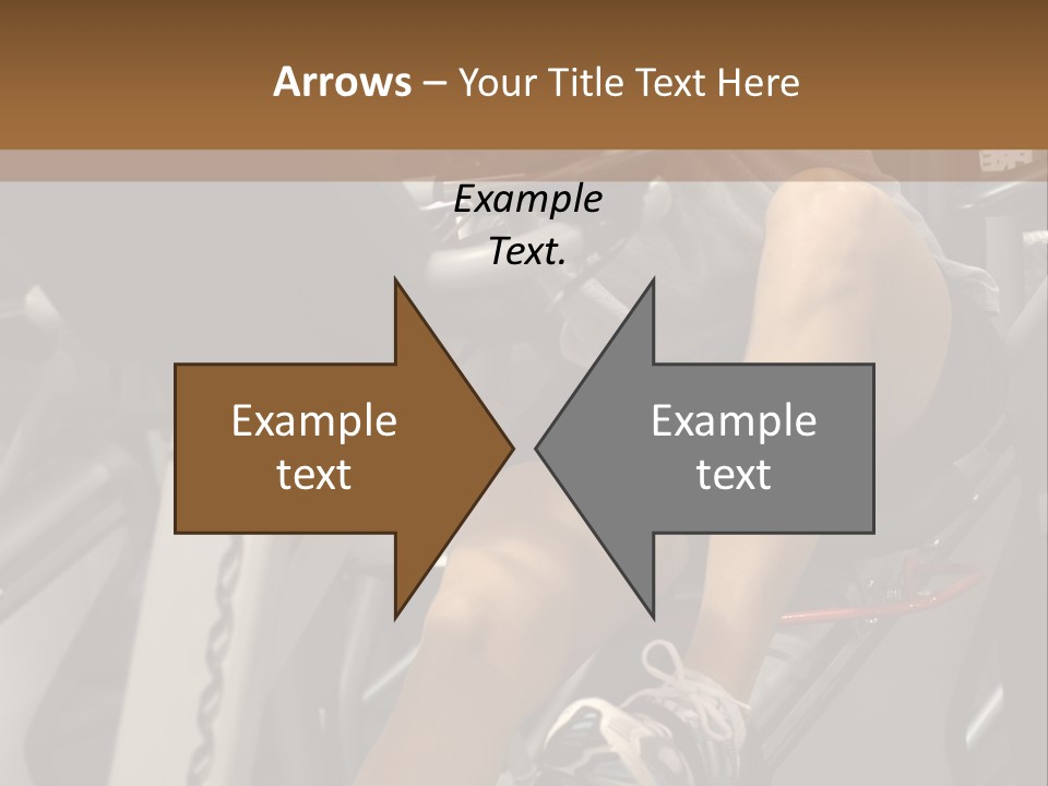 Tired From Biking. PowerPoint Template
