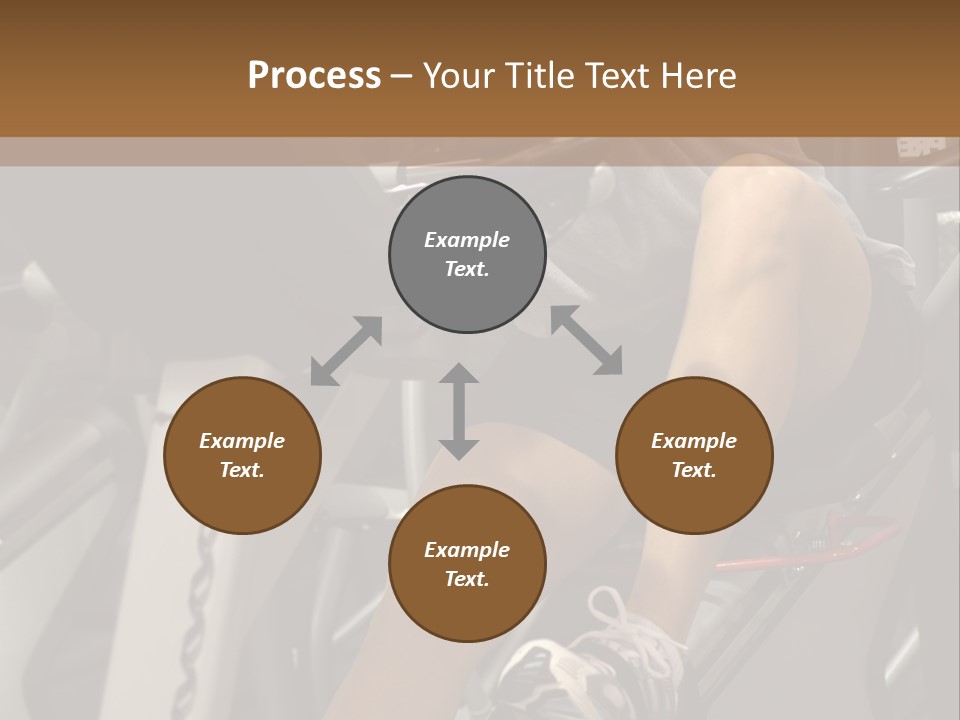 Tired From Biking. PowerPoint Template