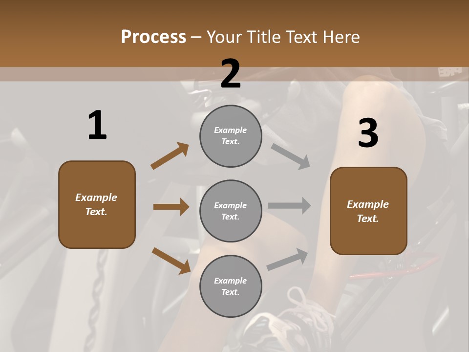 Tired From Biking. PowerPoint Template
