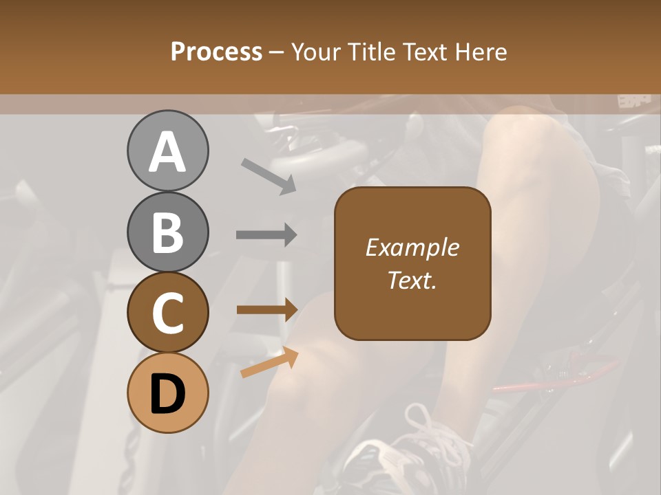 Tired From Biking. PowerPoint Template