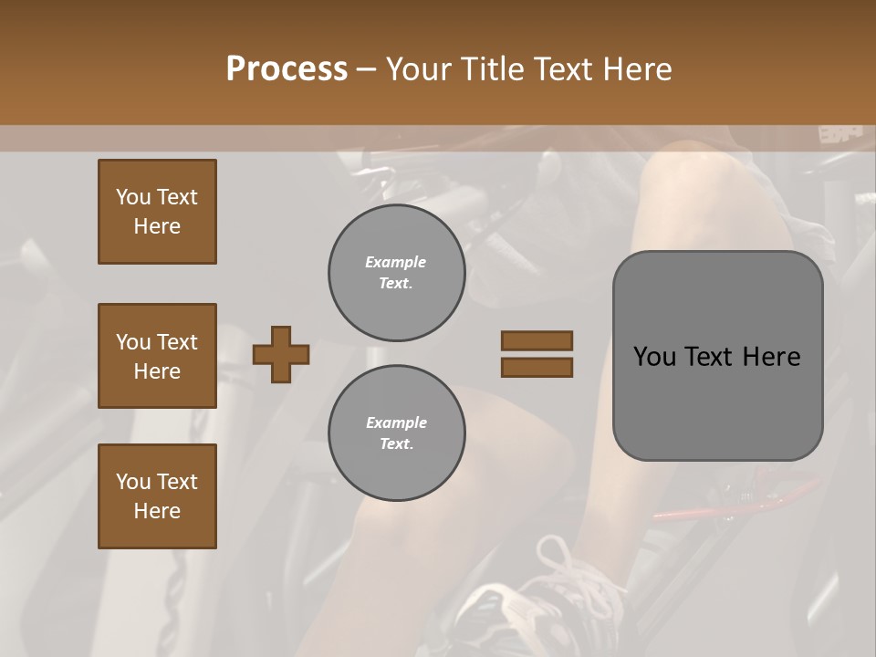 Tired From Biking. PowerPoint Template