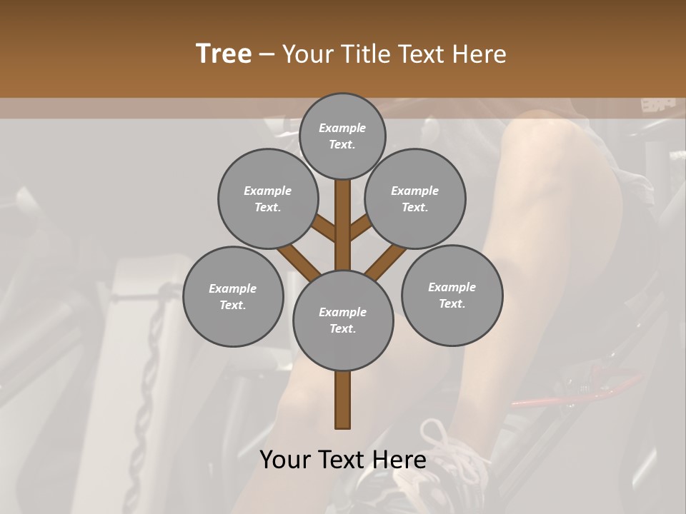 Tired From Biking. PowerPoint Template
