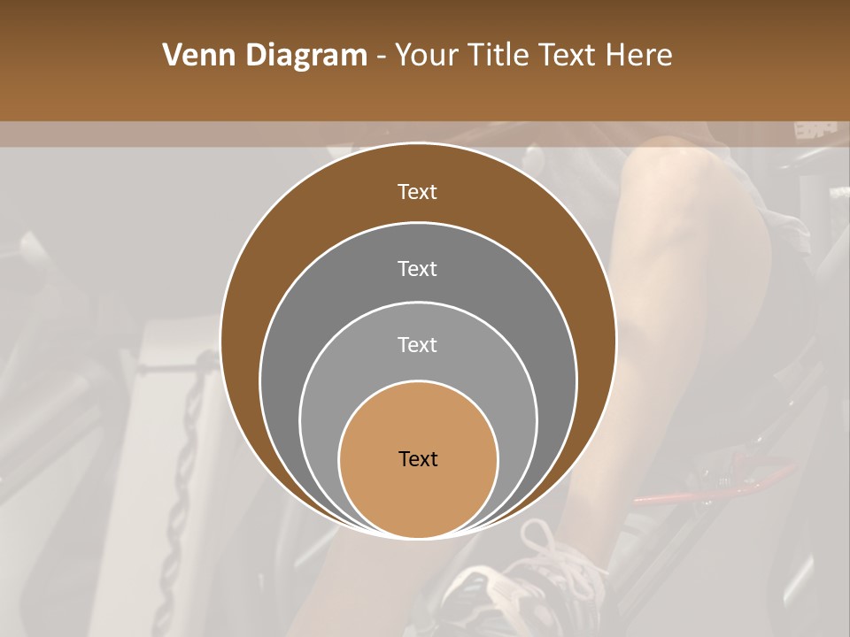 Tired From Biking. PowerPoint Template