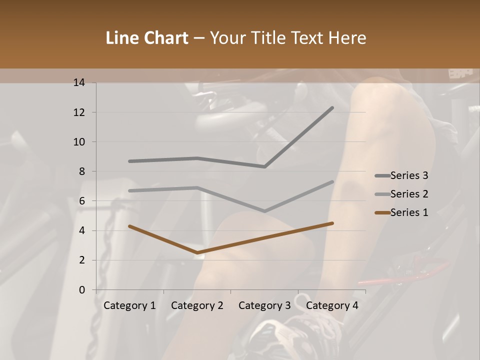 Tired From Biking. PowerPoint Template