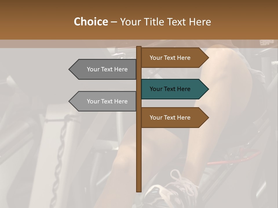 Tired From Biking. PowerPoint Template