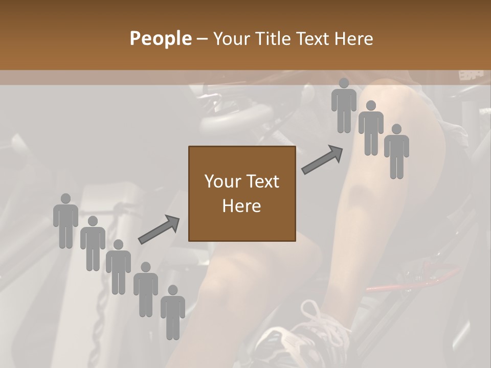 Tired From Biking. PowerPoint Template