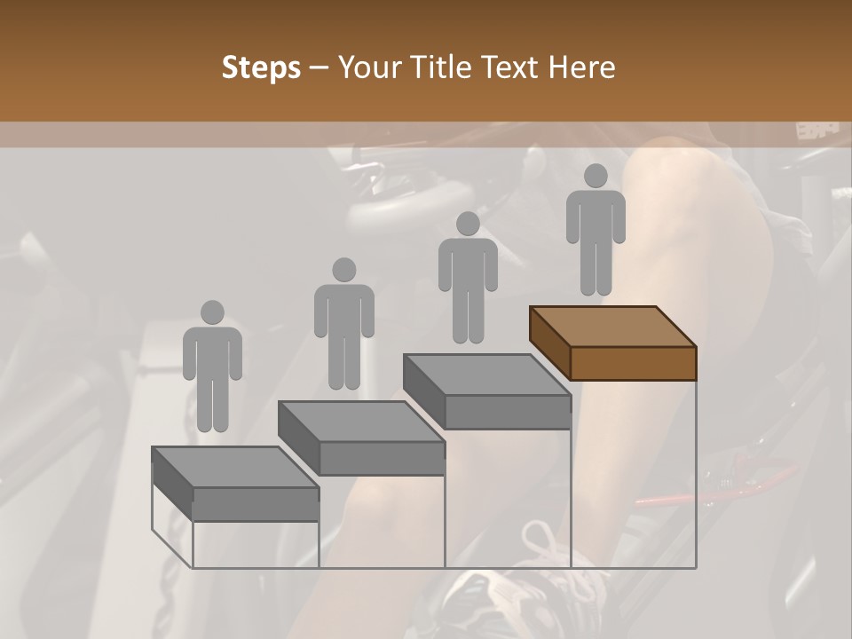 Tired From Biking. PowerPoint Template