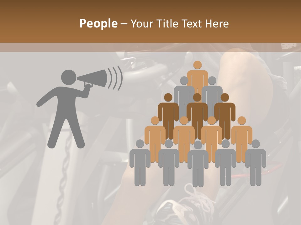 Tired From Biking. PowerPoint Template