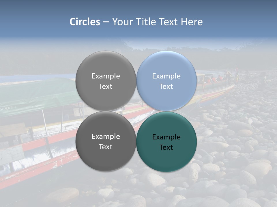 A Group Of People On A Boat In The Water PowerPoint Template