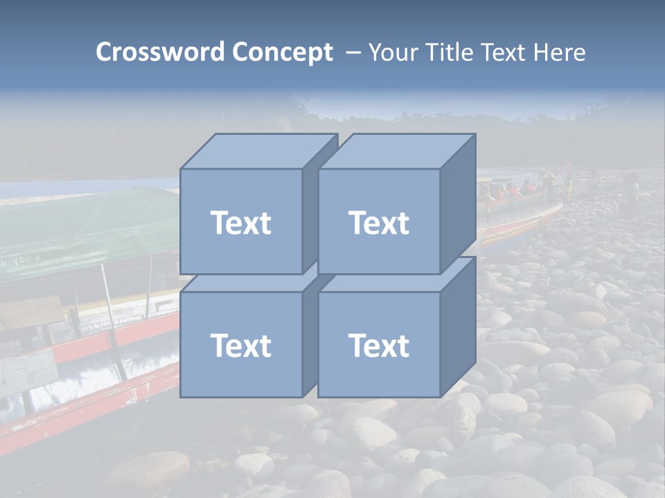 A Group Of People On A Boat In The Water PowerPoint Template