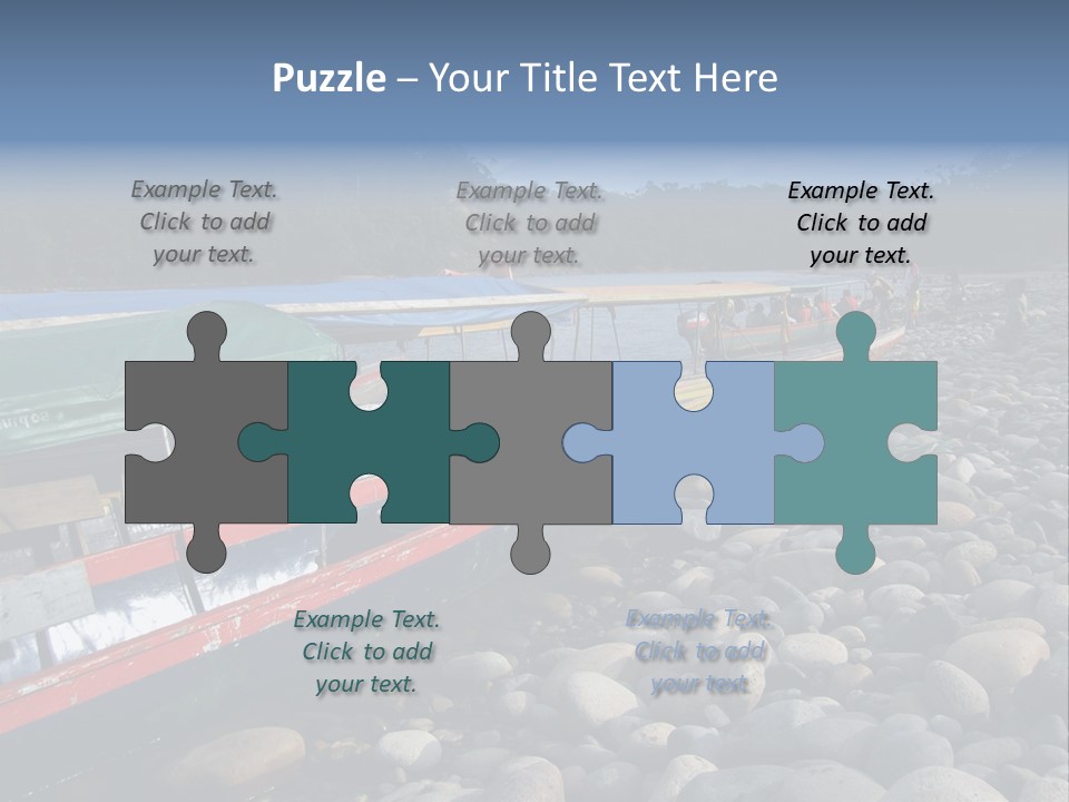 A Group Of People On A Boat In The Water PowerPoint Template