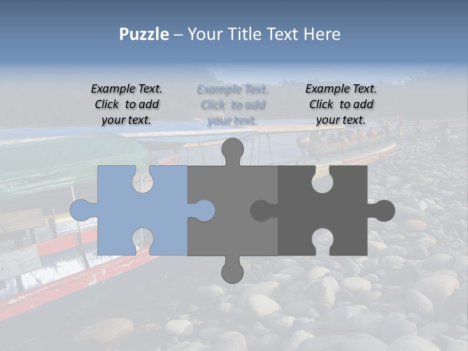A Group Of People On A Boat In The Water PowerPoint Template