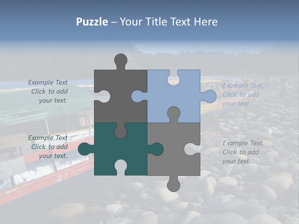 A Group Of People On A Boat In The Water PowerPoint Template