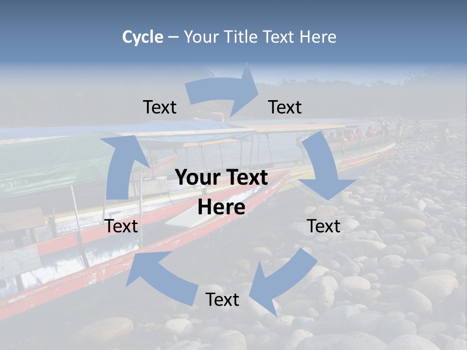 A Group Of People On A Boat In The Water PowerPoint Template