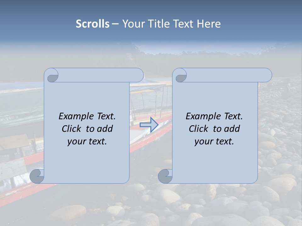 A Group Of People On A Boat In The Water PowerPoint Template