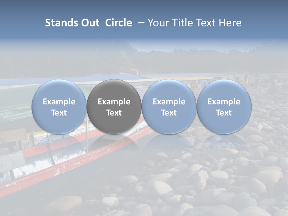 A Group Of People On A Boat In The Water PowerPoint Template
