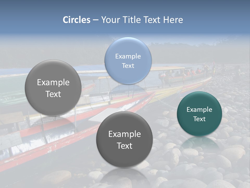 A Group Of People On A Boat In The Water PowerPoint Template