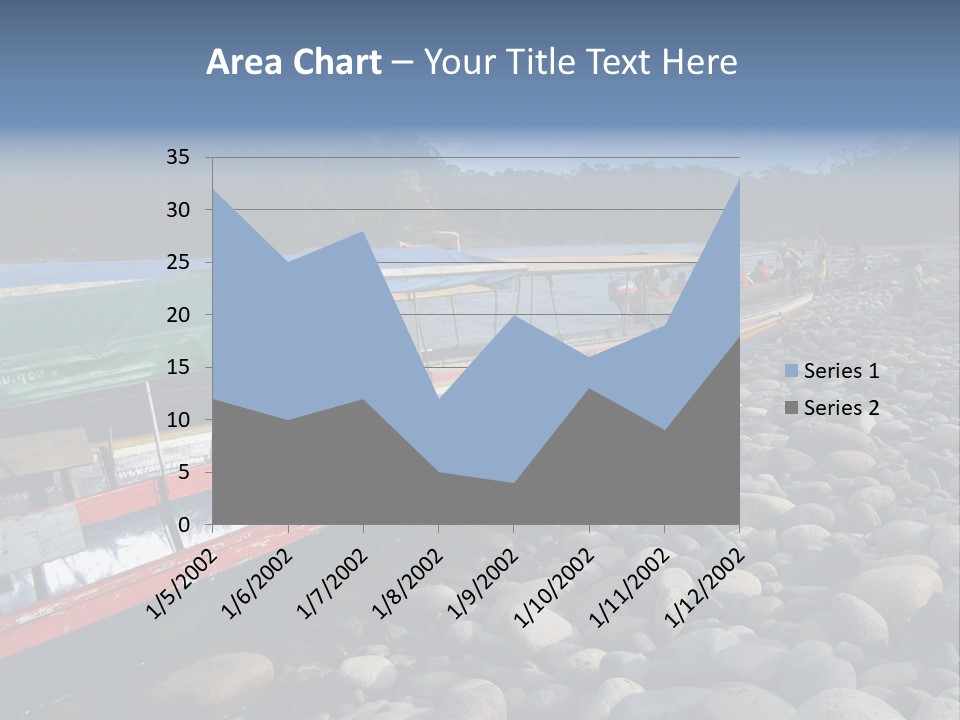 A Group Of People On A Boat In The Water PowerPoint Template