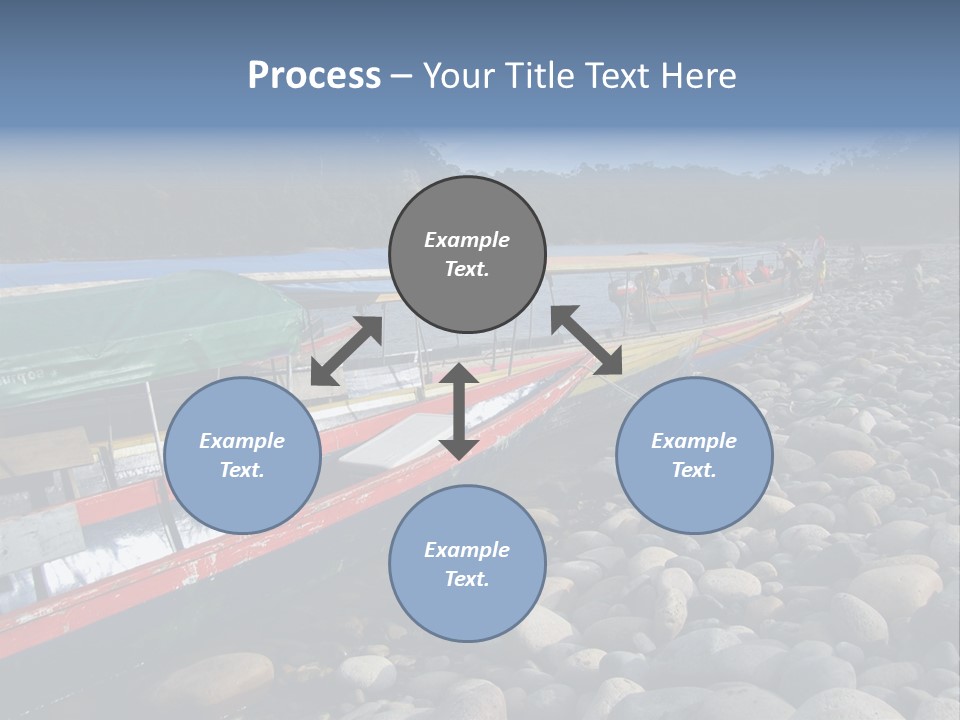 A Group Of People On A Boat In The Water PowerPoint Template