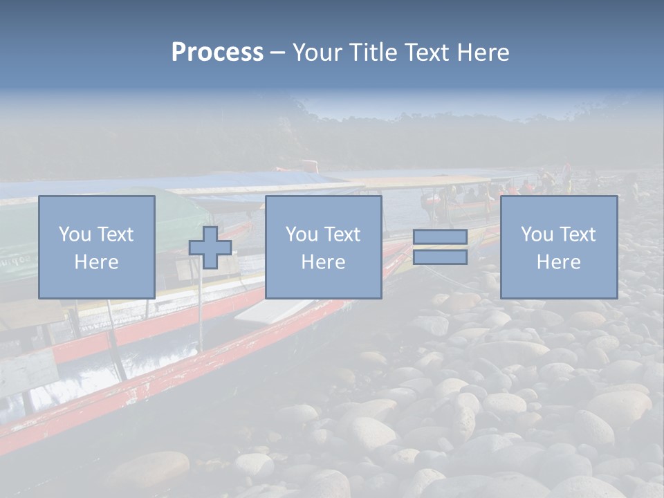 A Group Of People On A Boat In The Water PowerPoint Template