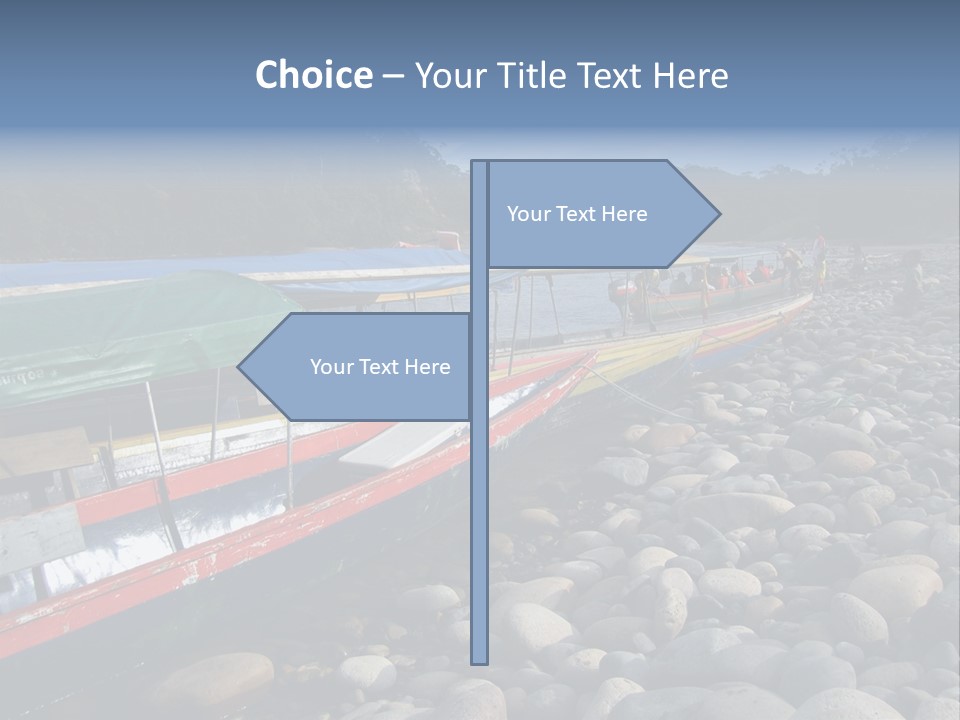 A Group Of People On A Boat In The Water PowerPoint Template